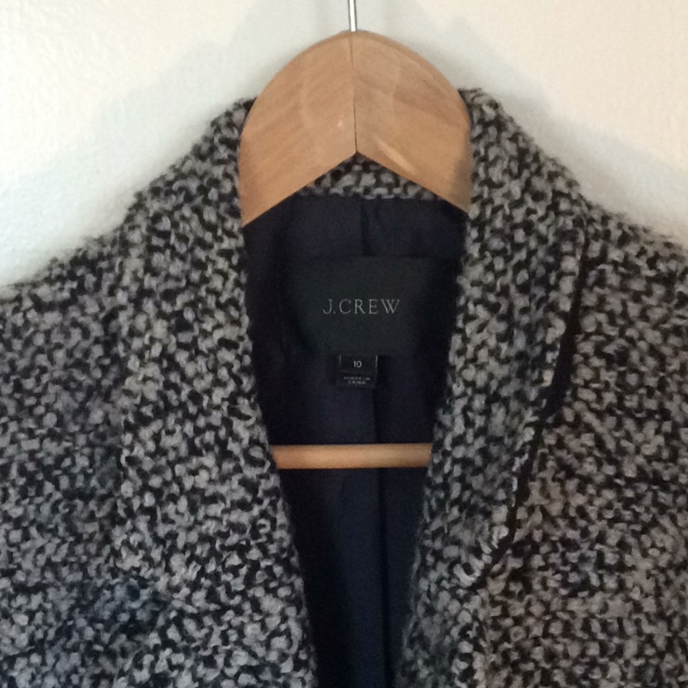 J.crew oversized wool coat